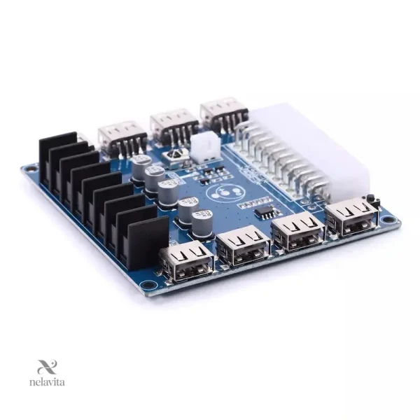 Hub USB 10 Ports avec Dissipateur pour Projets Électroniques