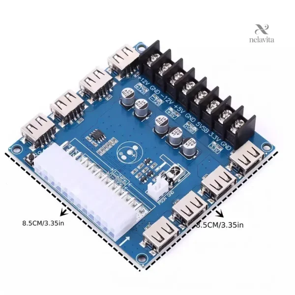 Alimentation USB 12V avec 10 Ports pour PC et Électronique