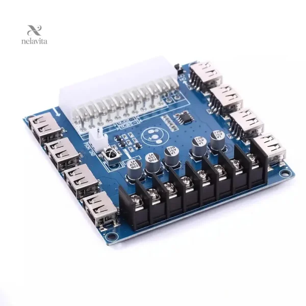 Dissipateur intégré pour Carte d'Alimentation USB 10 Ports