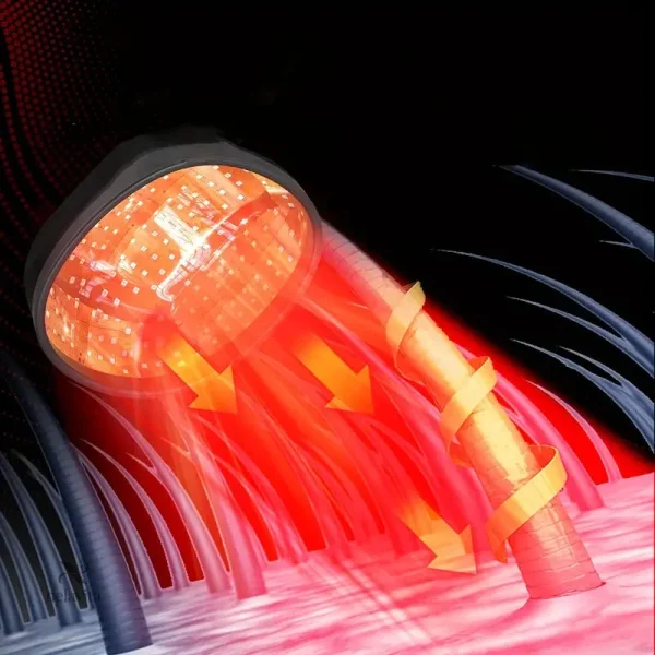 Lumière rouge anti-chute pour soins des cheveux et cuir chevelu
