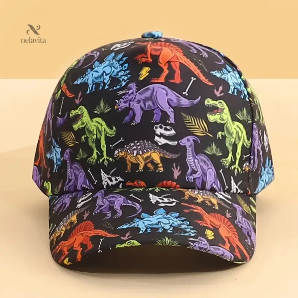 Accessoire estival pour enfants, motif dinosaure coloré