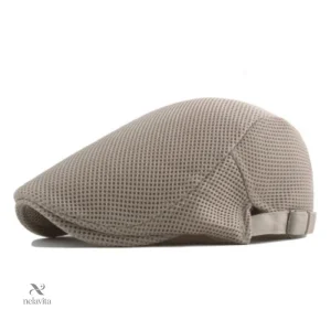 Casquette Plate Respirante pour Golf – Béret Homme Été Style Vintage Chic