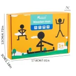 Jeu éducatif en bois pour apprentissage ludique des enfants