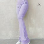 Pantalon féminin en coupe ajustée