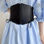 Large ceinture taille haute, style élégant pour femme