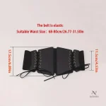 Accessoire tendance, ceinture élastique à lacets pour femme
