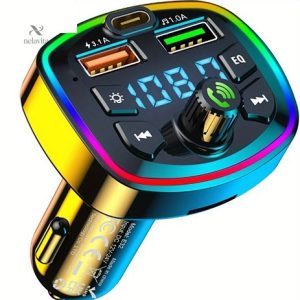 Chargeur Bluetooth FM 3 en 1 avec ports USB pour voiture