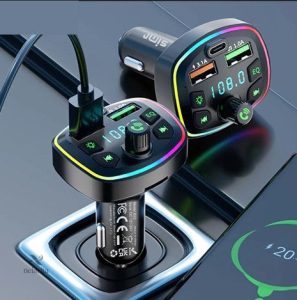 Transmetteur FM et charge rapide avec double port USB intégré