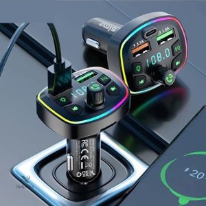 Transmetteur FM et charge rapide avec double port USB intégré
