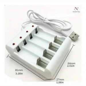 Accessoire pratique : Chargeur de Piles Rechargeables AA