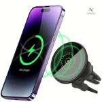Support magnétique pour chargeur sans fil en voiture