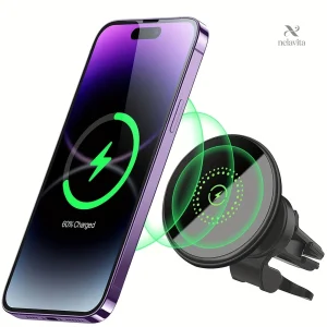 Support magnétique pour chargeur sans fil en voiture
