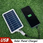 Chargeur Solaire USB compact pour recharger smartphone en extérieur