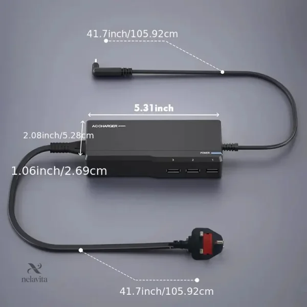 chargeur-universel-ordinateur-portable-90w-alimentation-a-23b22u-1 Chargeur Universel 90W avec 15 embouts adaptateurs