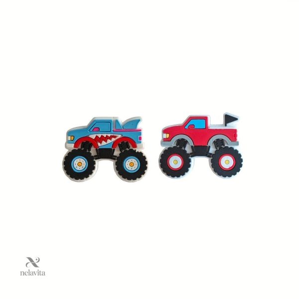 Set de 8 charms camions pour personnaliser vos sandales
