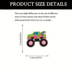 Accessoires fun camions de course pour chaussons féminins