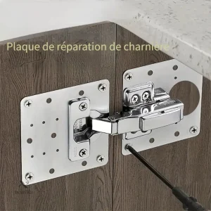 Charnière ajustable pour fenêtres et meubles