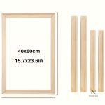 Structure en bois pour cadre de toile facile à utiliser