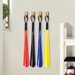 Chausse-pied long en plastique - Aide flexible pour enfiler les chaussures