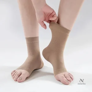 Chaussettes de Compression Ouvertes pour Fasciite Plantaire – Soulagement Douleur Talon & Cheville, Maintien et Confort au Quotidien