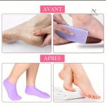 Exfoliation des pieds avec un soin relaxant à la lavande