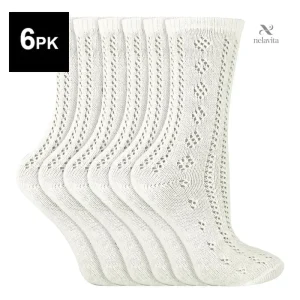 Chaussettes blanches en dentelle pour occasions spéciales