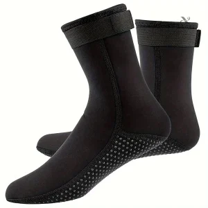 Chaussettes Néoprène Antidérapantes pour Plongée et Sports Nautiques – Protection Thermique Pieds et Chevilles