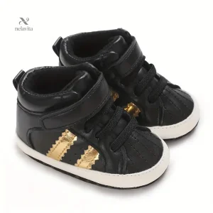 Chaussures bébé garçon montantes – Cadeau naissance baskets