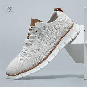 Chaussures de course légères pour hommes à maille