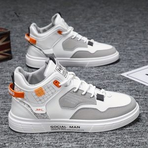 Chaussures de skate montantes tendance pour hommes | Baskets confortables