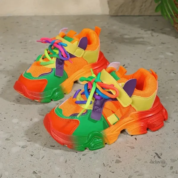 chaussures-de-sport-fille-baskets-multicolores-arc-en-cie-evbv5l-1