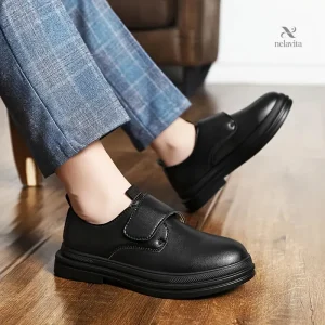 Mocassins sans lacets pour garçons, pratiques et chics