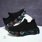 Chaussures garçon noires sans lacets, style et confort