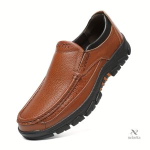 Chaussures Habillées en Cuir pour Hommes - Semelle Antidérapante