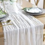Accessoire de table bohémien en gaze
