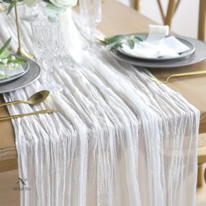 Accessoire de table bohémien en gaze