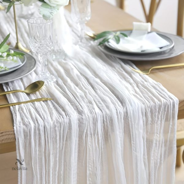 Accessoire de table bohémien en gaze