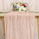 Chemin de table texturé pour style bohème