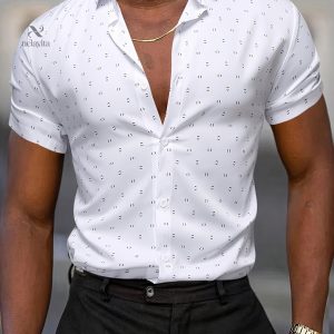 Chemise Décontractée à Manches Courtes