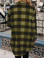Blouse à carreaux, parfaite pour le travail ou le loisir