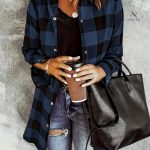 Blouse femme à carreaux, confort et style