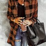 Chemise femme, motif à carreaux classique