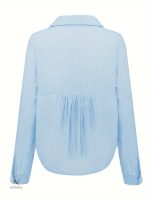 Blouse en lin léger pour femme