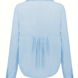 Blouse en lin léger pour femme