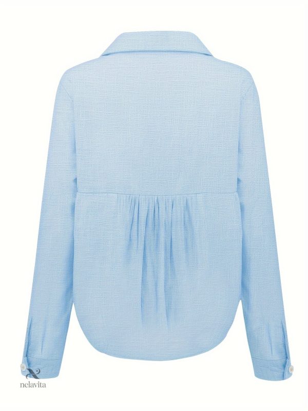 Blouse en lin léger pour femme