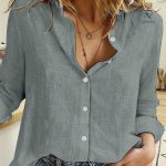 Chemisier en lin pour look casual
