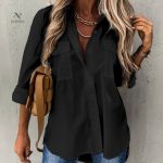 Chemisier femme boutonné devant