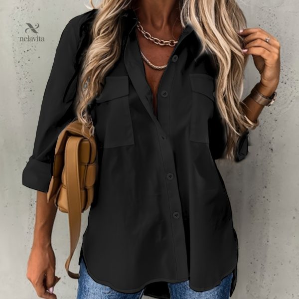 Chemisier femme boutonné devant