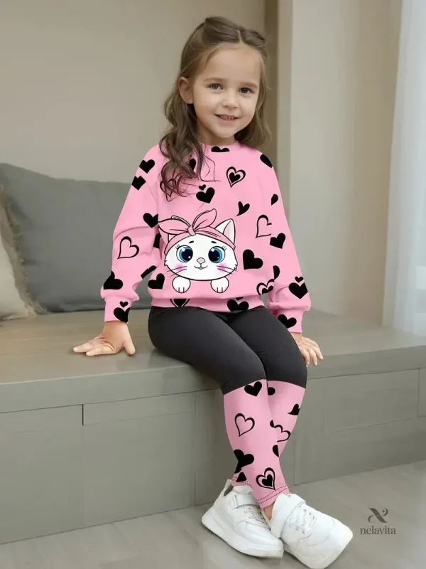 chemise-fille-rose-imprime-chat-et-coeurs-tenue-mignonne-xijh8k-1