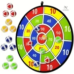 Jeu de lancer sécurisé avec balles colorées pour divertir